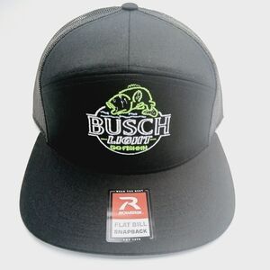 Busch Light Go Fish 7 Panel Snapback Hat
